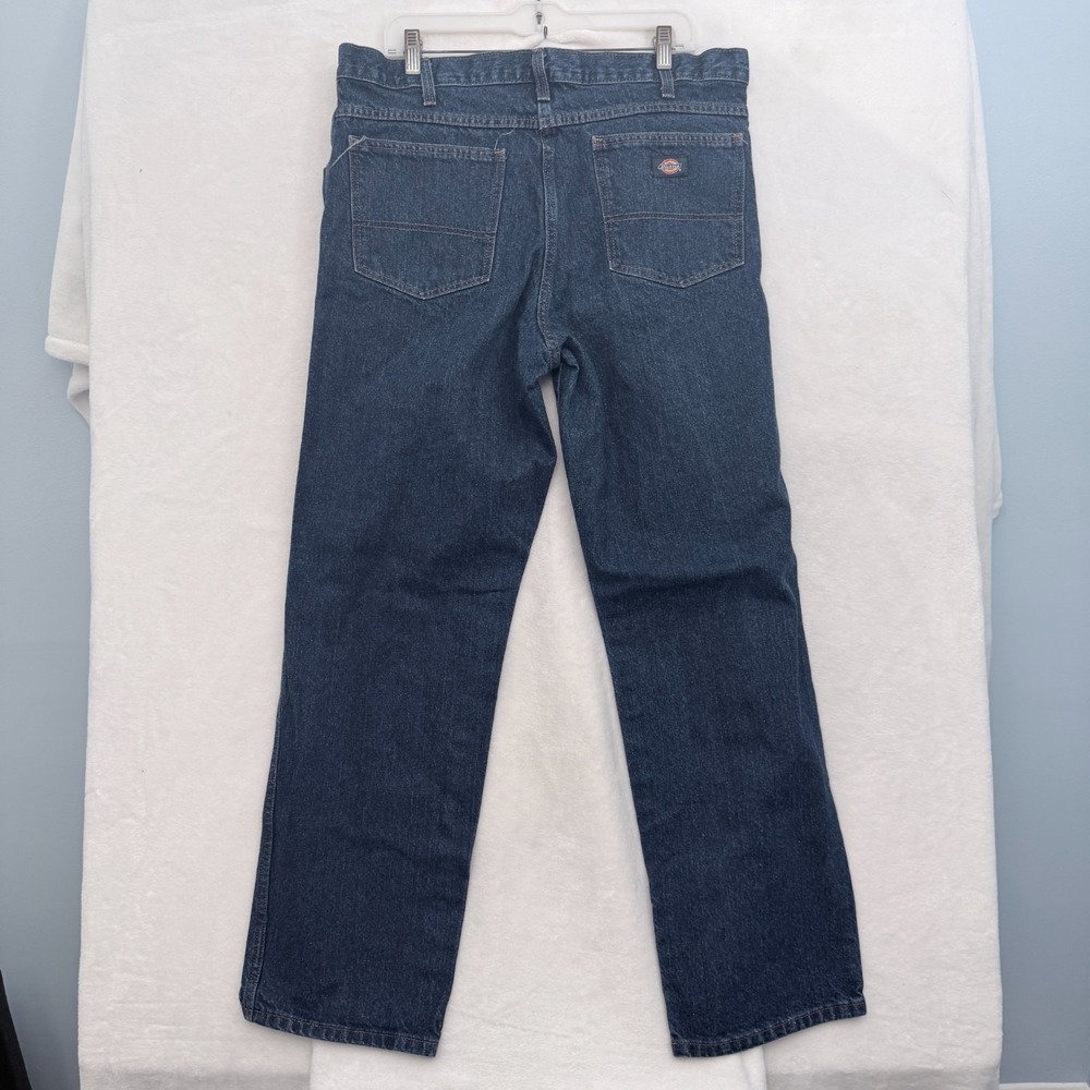 Dickies Jeans Mens 36x32 (34x31) Black Straight Leg